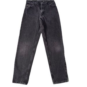 Vintage Levis Womens 550 orange tab black jeans Washed Size W30xL32